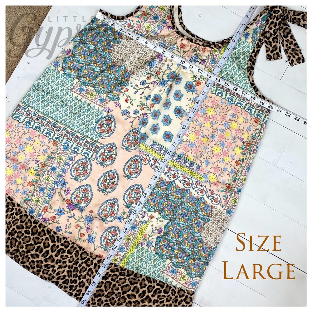 Entro Handmade Patchwork Bohemian Tunic Dress - Picture 12 of 12